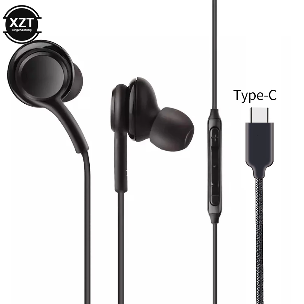 Оригинальные наушники Samsung с разъемом типа C 24Bit HD DAC USB Jack гарнитура микрофон