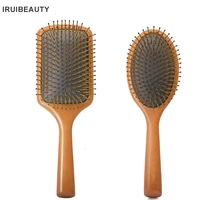 new comfortable massage wooden comb bamboo hair vent brush brushes hair care and beauty spa massager combs wholesale