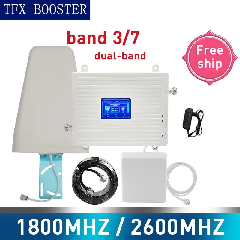 Najtaniej TFX-BOOSTER Repeater 4g 1800 2600 Mhz Wzmacniacz Sygnału Gsm DCS LTE 2G 3G 4G Dwuzakresowy Wzmacniacz GSM Komórkowy Wzmacniacz Sygnału Komórkowego