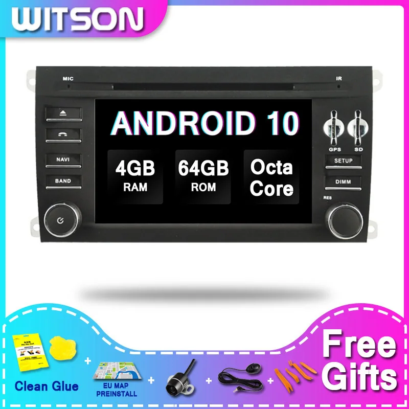 

WITSON Android 10.0 Car Radio For PORSCHE CAYENNE Android Radio Car 4+64GB