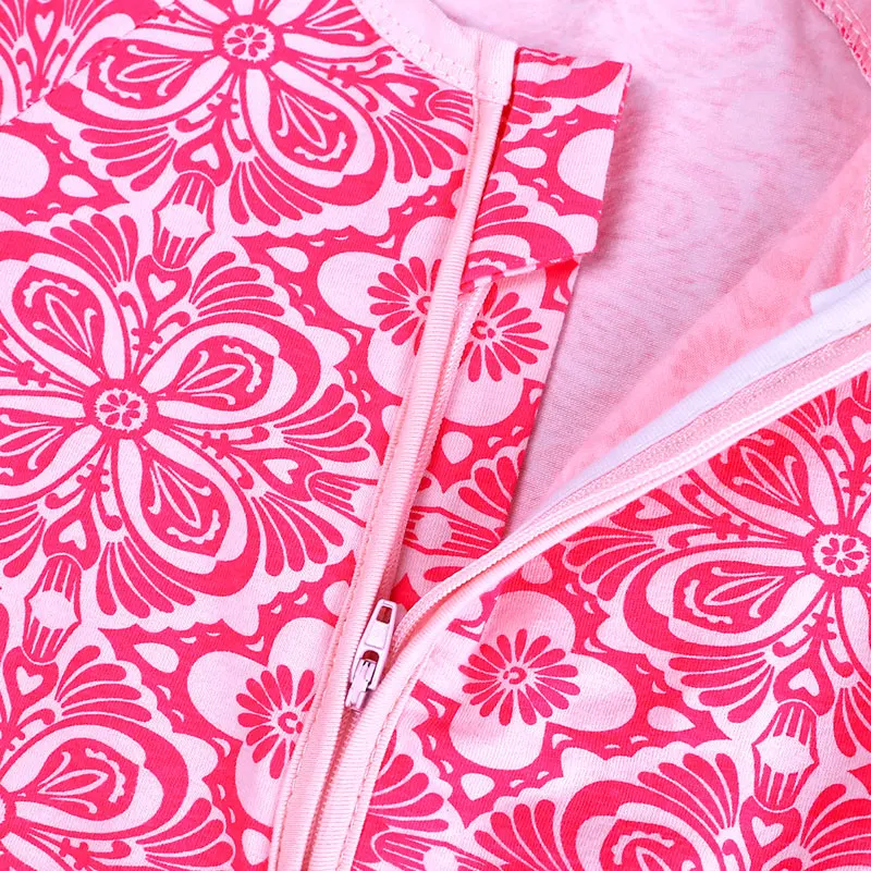 Лидер продаж детский комбинезон на молнии хлопковая одежда с короткими рукавами