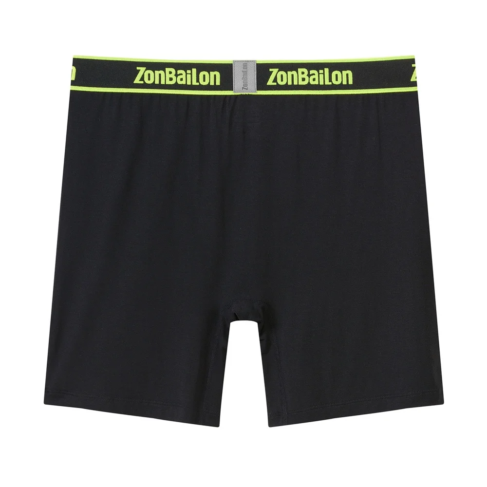 Men's Fashion Underwear Male Boxer Briefs Bamboo Fiber Male Fashion Briefs  Solid Color 3 PCS