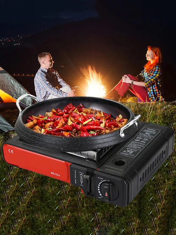 Наружная кассетная газовая плита походная портативная ветрозащитная нормальная