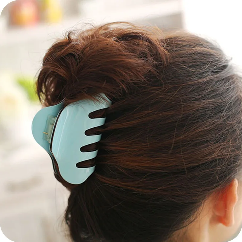 Большие размеры высококачественные акриловые заколки для волос яркие цвета