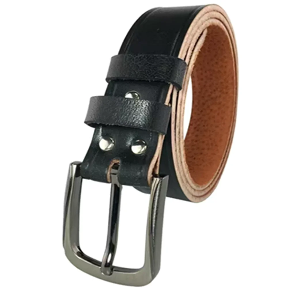 

Alloy men's handmade pure pigskin vintage belt leather pin buckle belt belt electrician belt
