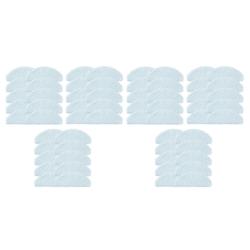 

60Pcs For Ecovacs Deebot Ozmo T8 Aivi T8 MAX Robot Vacuum Cleaner Disposable Powerful Cleaning Cloth Mop Cloth