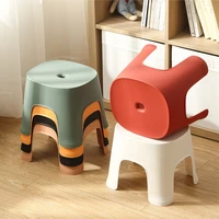 children stools thicken plain living room non slip bath bench child stool changing shoe stool children household items