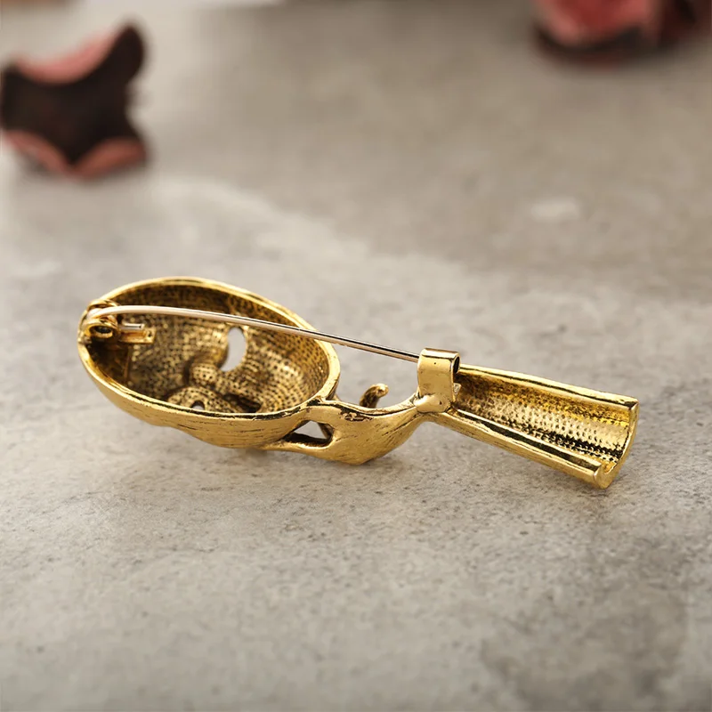 Funmor таинственный танец Брошь с маской Сплав булавка для женщин девушки вечерние