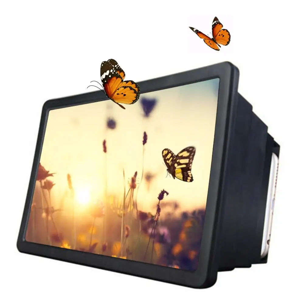 Универсальный Портативный 3D видео увеличить Смарт увеличитель для экрана