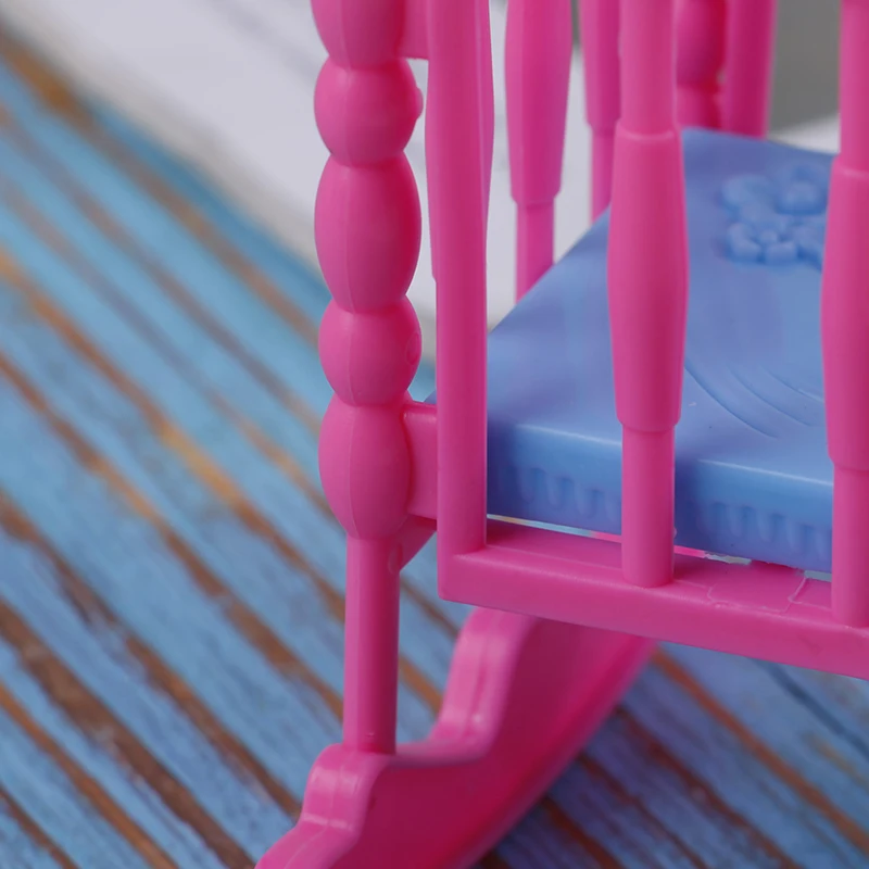12.5*9*10.5cm Darling Doll Furniture for Rocking Cradle Bed Accessories Toys For Children Mini Dolls House Kids Toy | Игрушки и хобби
