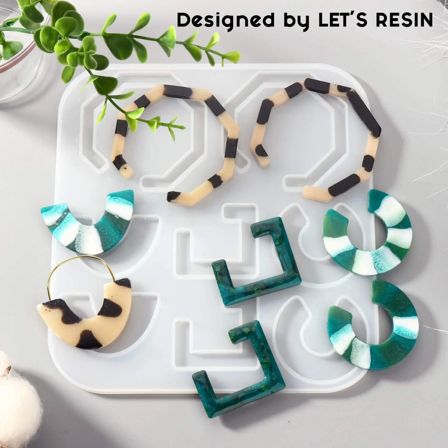 Формы для сережек из эпоксидной смолы богемный висячий брелок модные ювелирные