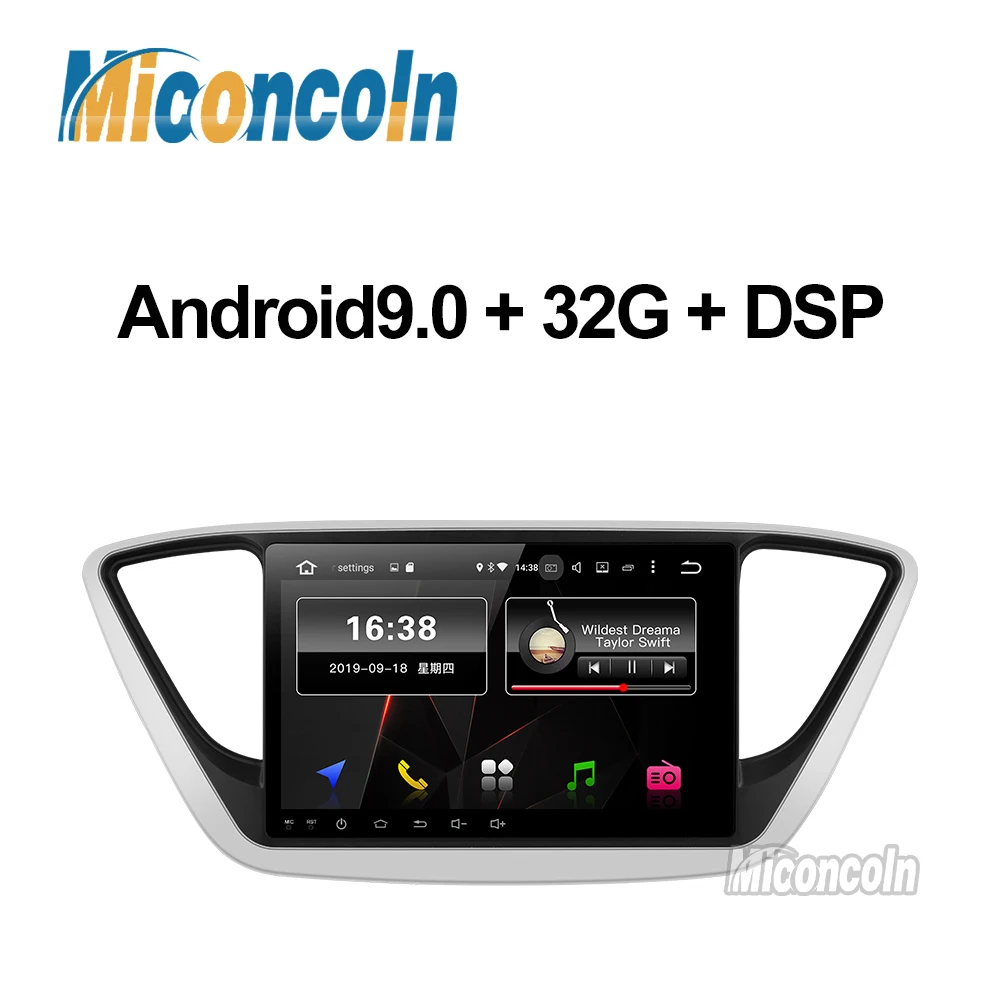 PX30 автомобильный DVD GPS 32G для нового Hyundai Verna 2017 головное устройство автомобиля