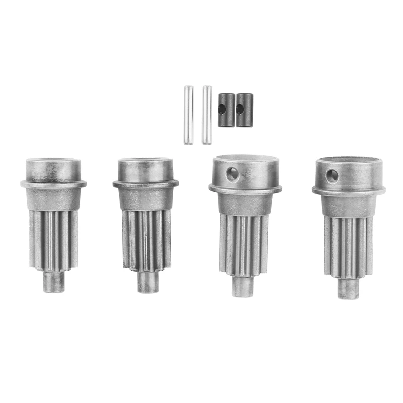 

4Pcs Steel Metal Front & Rear Portal Drive Input Gear Set 8257 8259 for Traxxas TRX-4 TRX4 RC Crawler Upgrade Parats