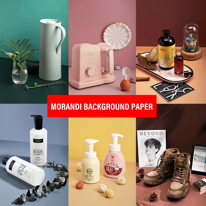 Однотонный фон для фотосъемки 87x57 см двусторонний водонепроницаемый косметики |