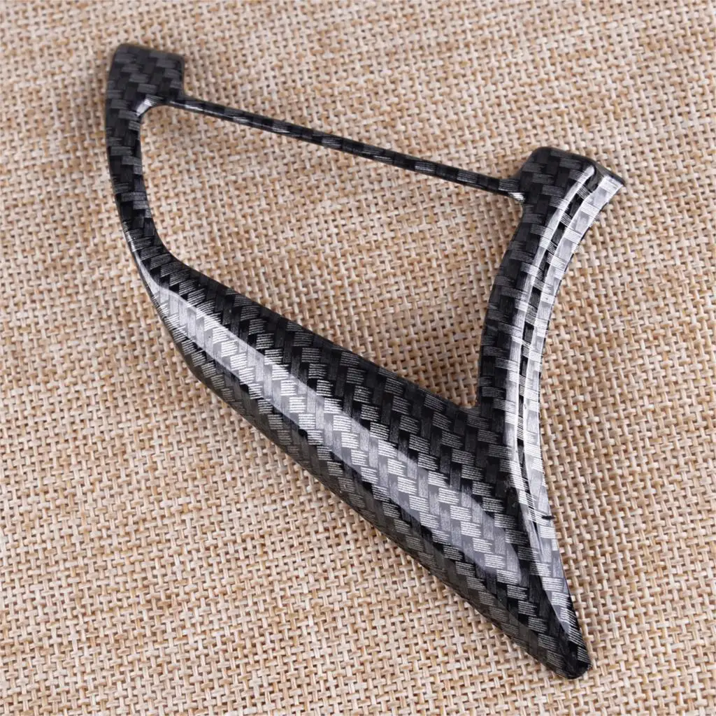 DWCX 2pcs Carbon Fiber Style Black Car Steering Wheel Button Cover Trim Decoration fit for Nissan Teana Altima 2019 Personalize |