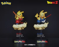 tomy pokemon pikachu action figure cos dragon ball son goku gk model car decoration doll model