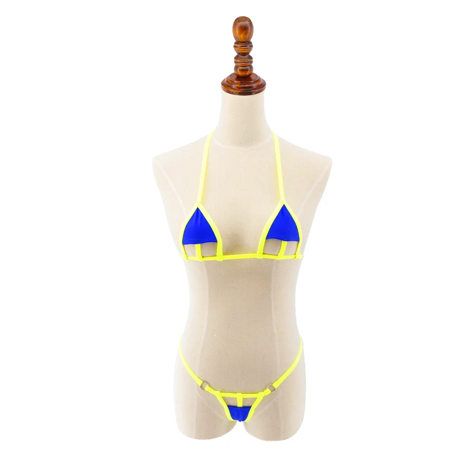 Микро-бикини купальник для женщин сексуальный мини-купальник с вырезами