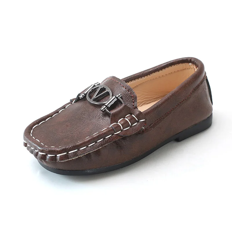 

2021 Spring Children Shoes Girls Sneakers Toddler Shoes Soft PU Leather Kids Shoes Boys Loafers Size 21-30