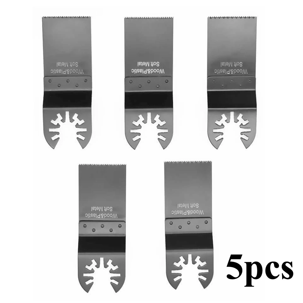 

5pcs Multi Tool Saw Blade Set Cutter Teeth Oscillating 1-1 / 4 For Cutting Wood