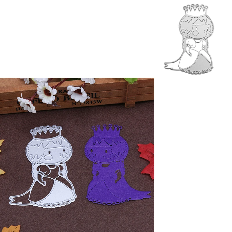 

metal cutting dies mold die cut crown princess diy Scrapbook paper craft knife mould blade punch stencils dies 2021 new