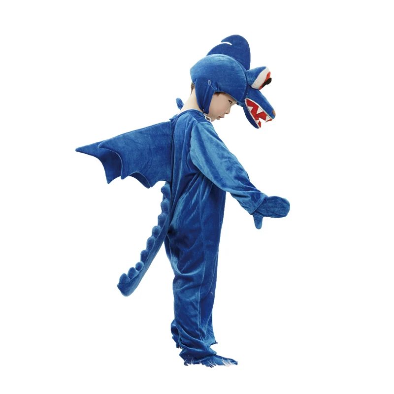 

T-Rex Dinosaurs Costumes Kids Animals Flying Dino Halloween Cosplay Costume Party Dress Up Outfit Boys Girl Role Play Jumpsuit