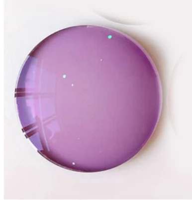 purple Photochromism 1,56 индекс CR39 очки линзы фотохромные очки для чтения при близорукости очки при дальнозоркости линзы по рецепту - Цвет линз: purple Photochromism