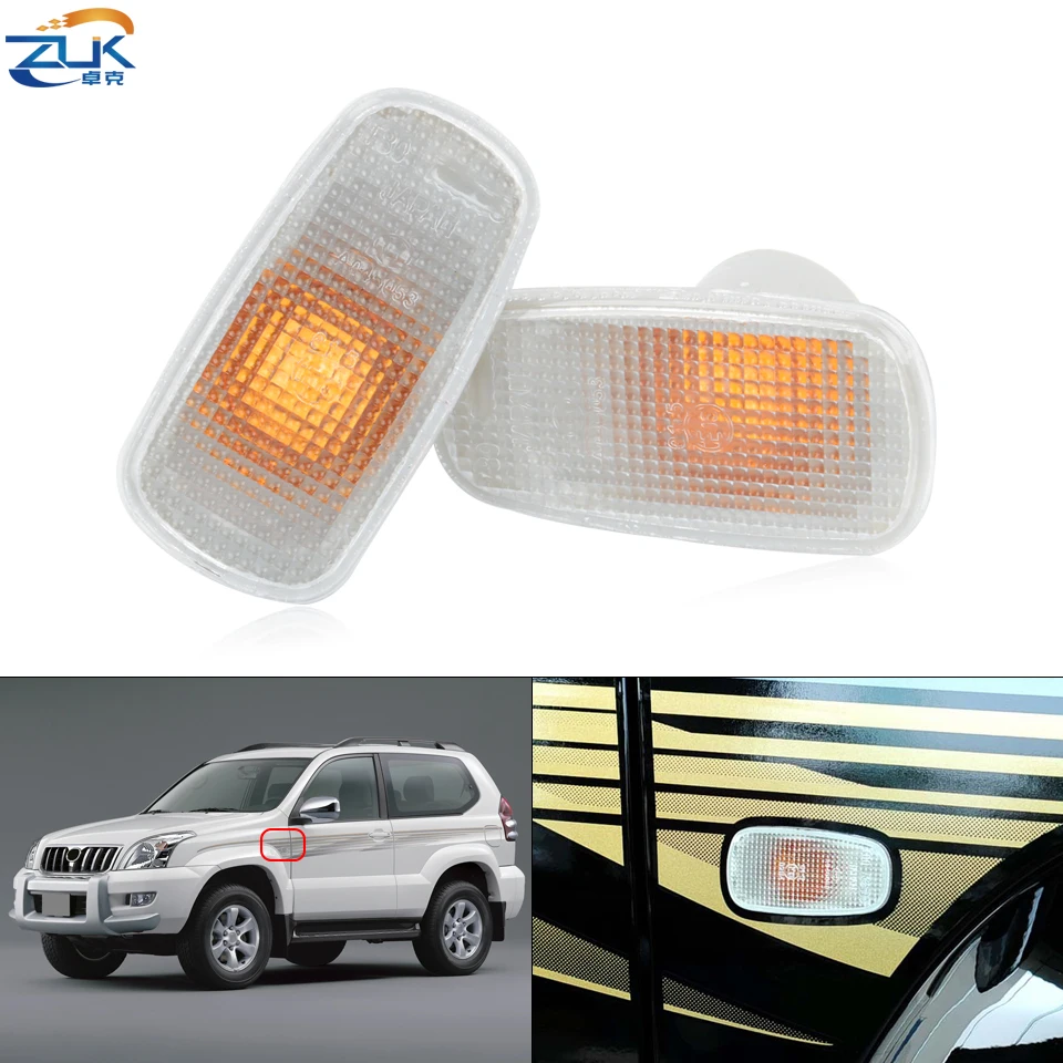 

ZUK Fender Lamp Side Turn Signal Light For TOYOTA LAND CRUISER PRADO 2002-2010 RAV4 LAND CRUISER For LEXUS SC430 2001-2005 LH=RH