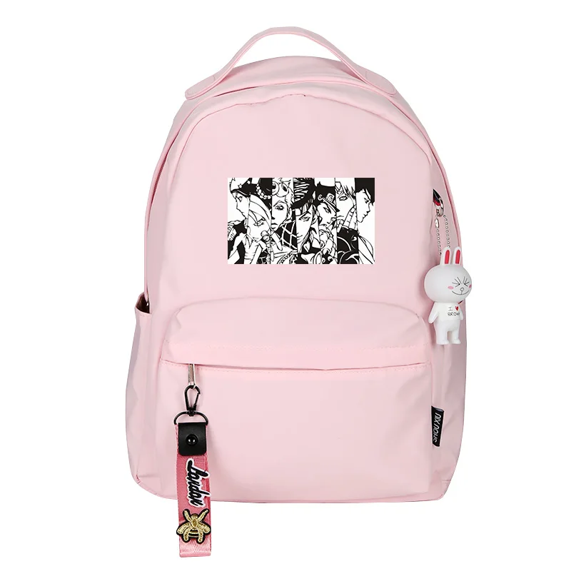 Аниме JOJO's причудливый рюкзак для приключений аниме карамельного цвета