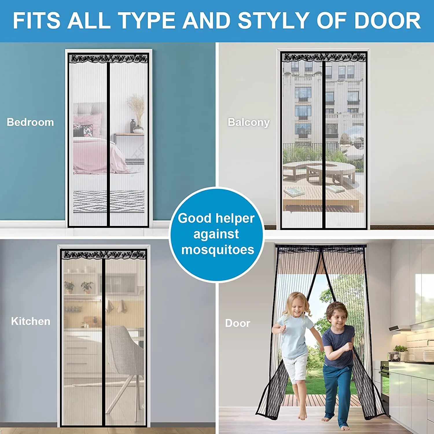 Жаркая летняя москитная сетка для двери магнитная дверная занавеска