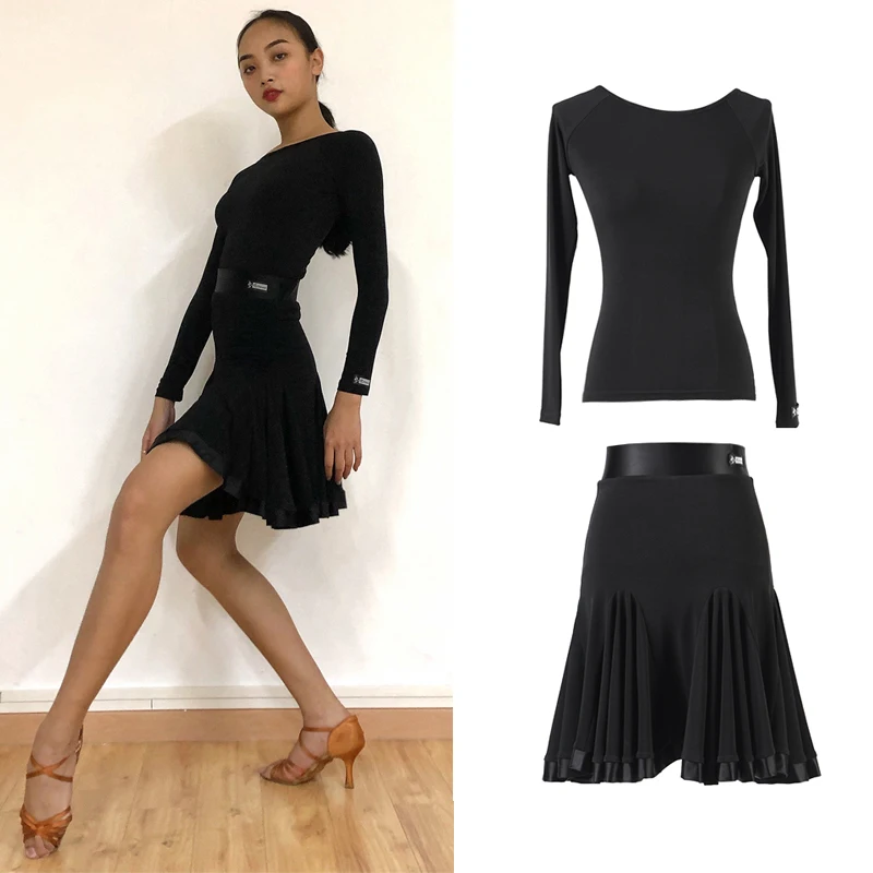 Новое платье для латинских танцев женщин профессиональная одежда бальных костюм