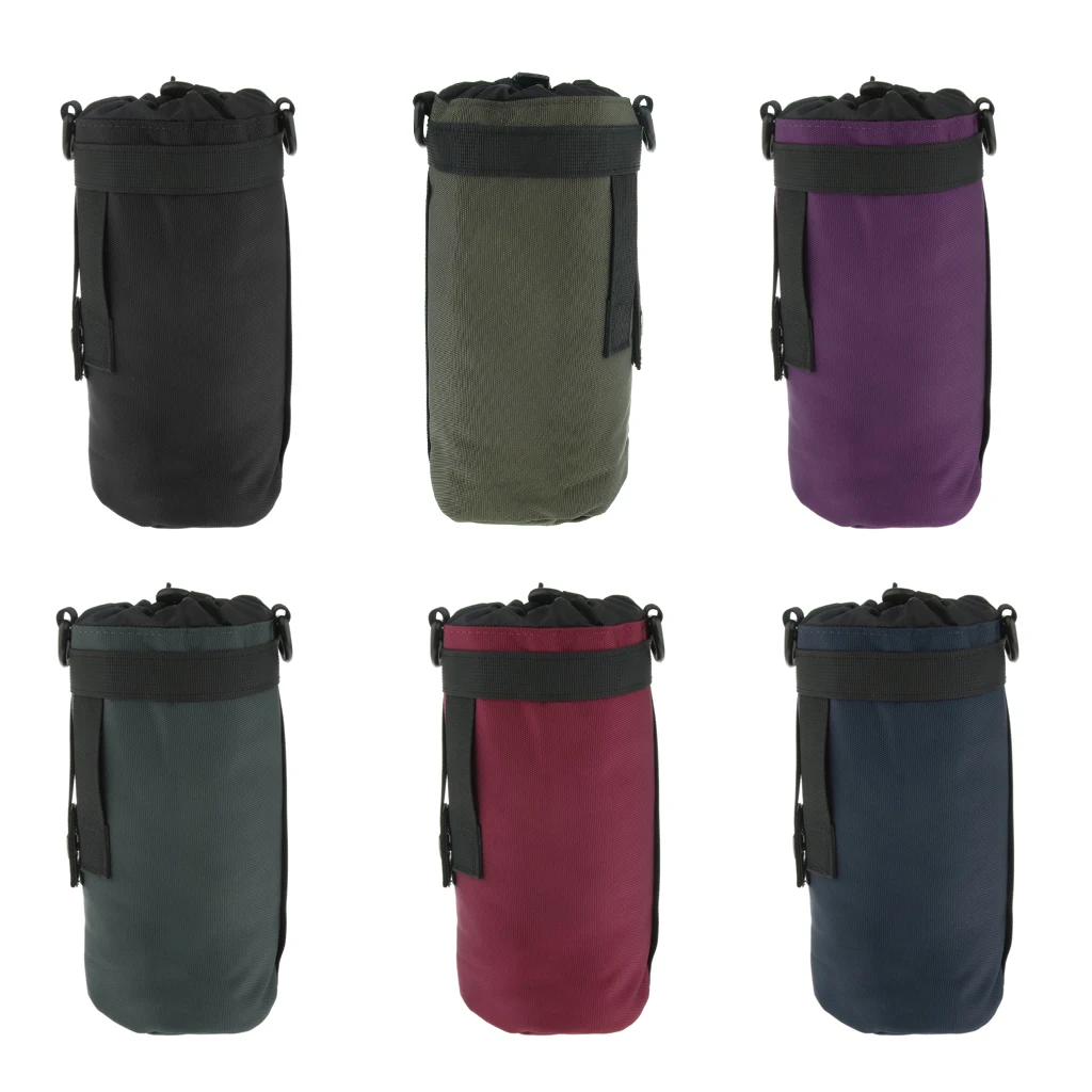 

Travel Water Bottle Sleeve Protable Drinks Bottles Carrier Cover Sleeve Tote Bag Pouch Holder Strap for Women Men