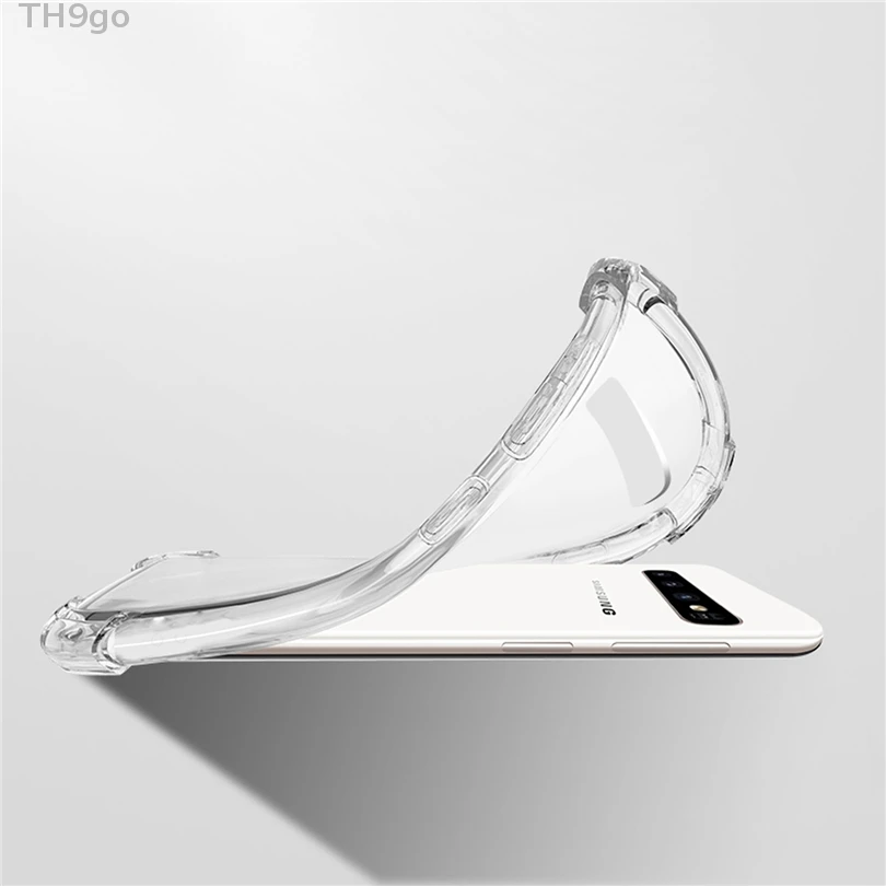 Transparent Case For Samsung Note 9 8 10 S10e S10 Plus Clear Shockproof Silicone TPU Cover S9 S8 Protective Shell |