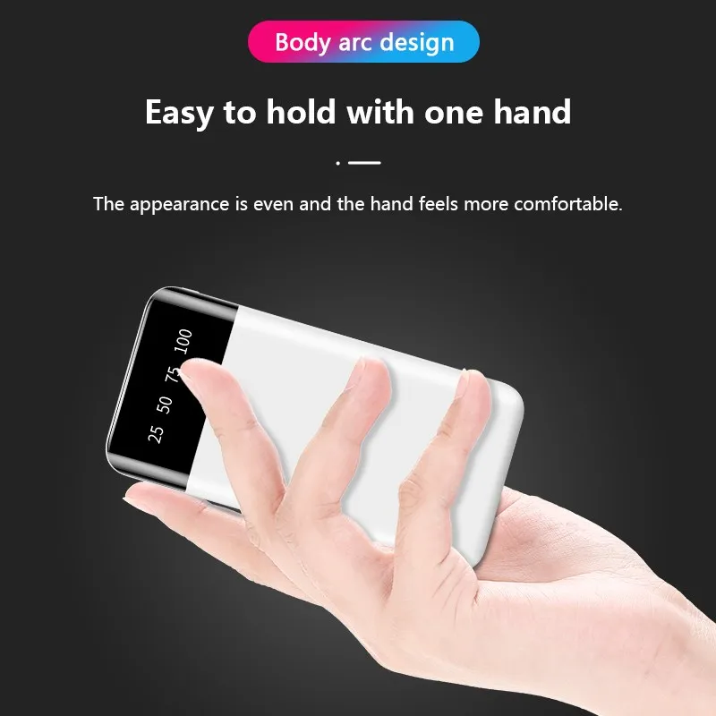 2019 новый внешний аккумулятор 10000 мАч для Xiaomi Mi 2 USB портативное зарядное