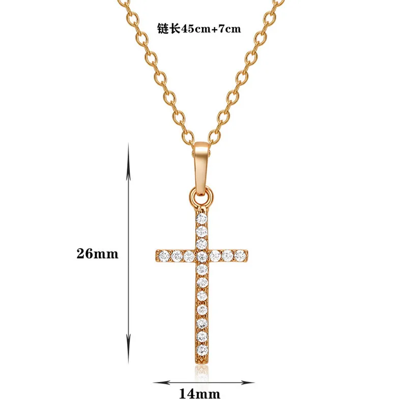 

Fashion Minimalist Cross Pendant Necklac Hip Hop Long Chain Necklace for Women Men Jewelry Gifts Accessories Trendy Party Gift