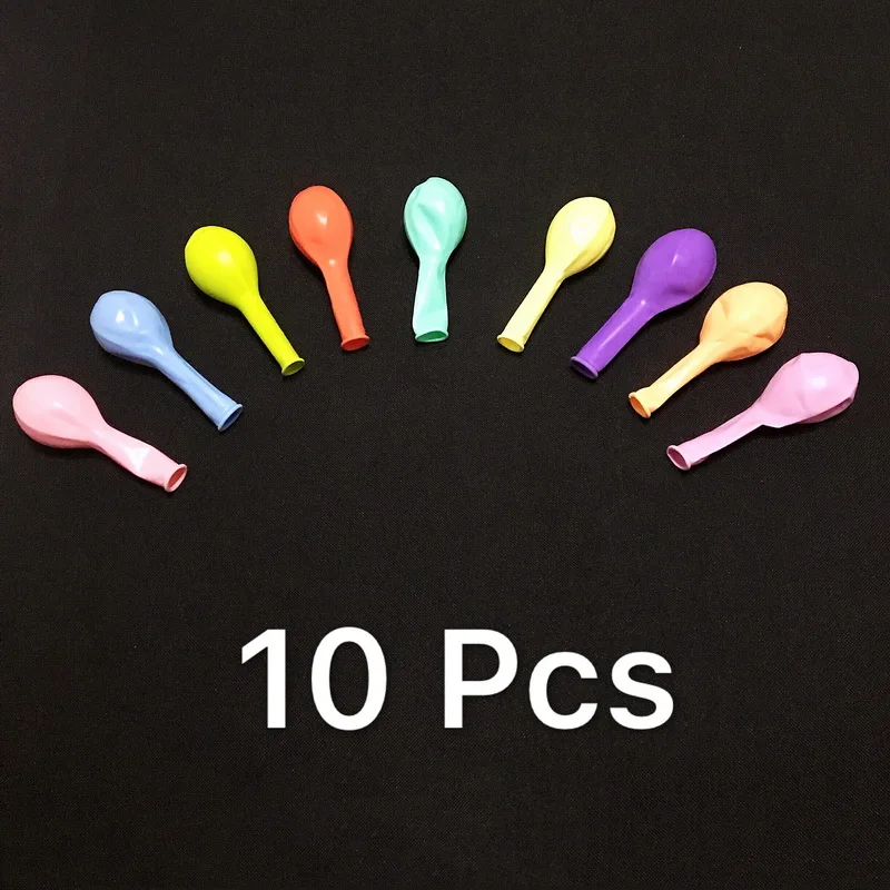 10PCS random 100 шт./лот 10 дюймов Макарон латексные шары для свадьбы, дня рождения украшения Globos Baby Shower девочка День рождения - Цвет: 10PCS random