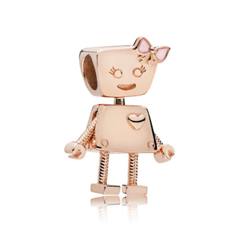 Charms 039 Посеребренные мальчики девочки микки Единорог шармы бусины Подвески подходят тонкие браслеты и ожерелье для женщин DIY любителей ювелирное дело - Цвет: Charms 039