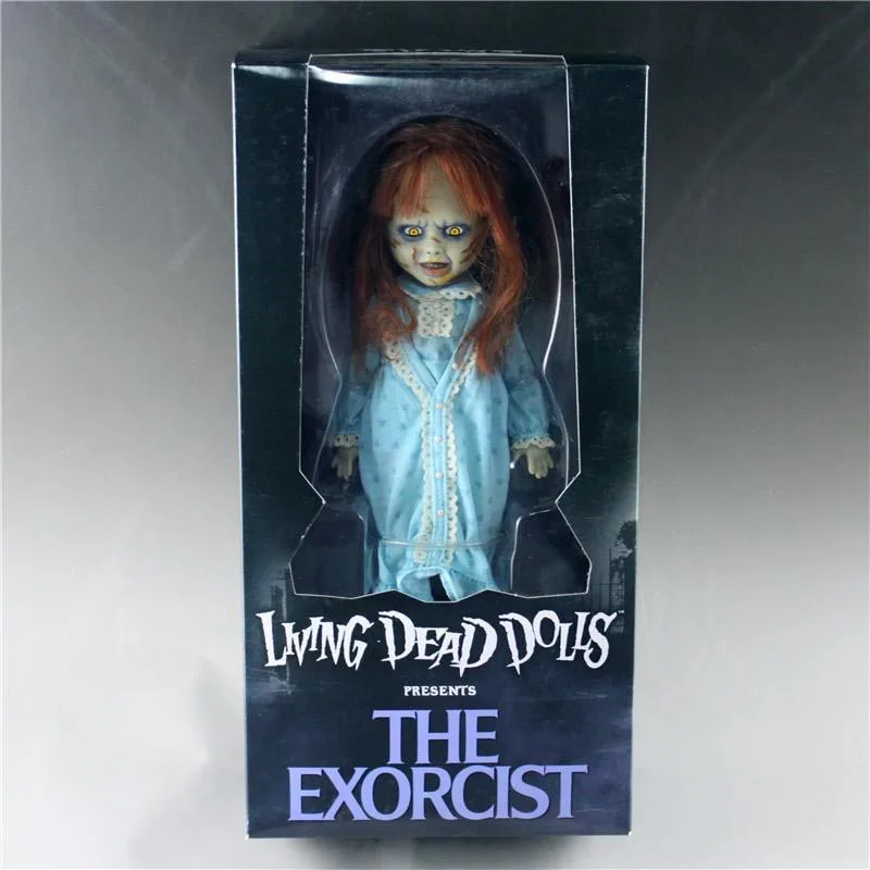 

33cm Movie Figurine Horror Living Dead Dolls Presents The Exorcist Terror Doll Action Figures PVC MEZCO TOYZ Spoof Friends Toys