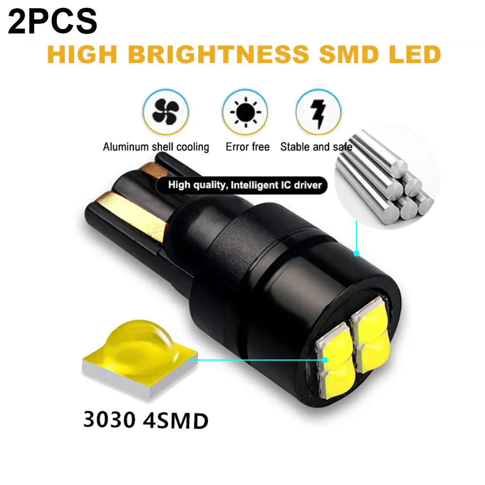 2 шт. 5630 6SMD W5W высокое качество светодиодный Автомобильная Поворотная бортовой