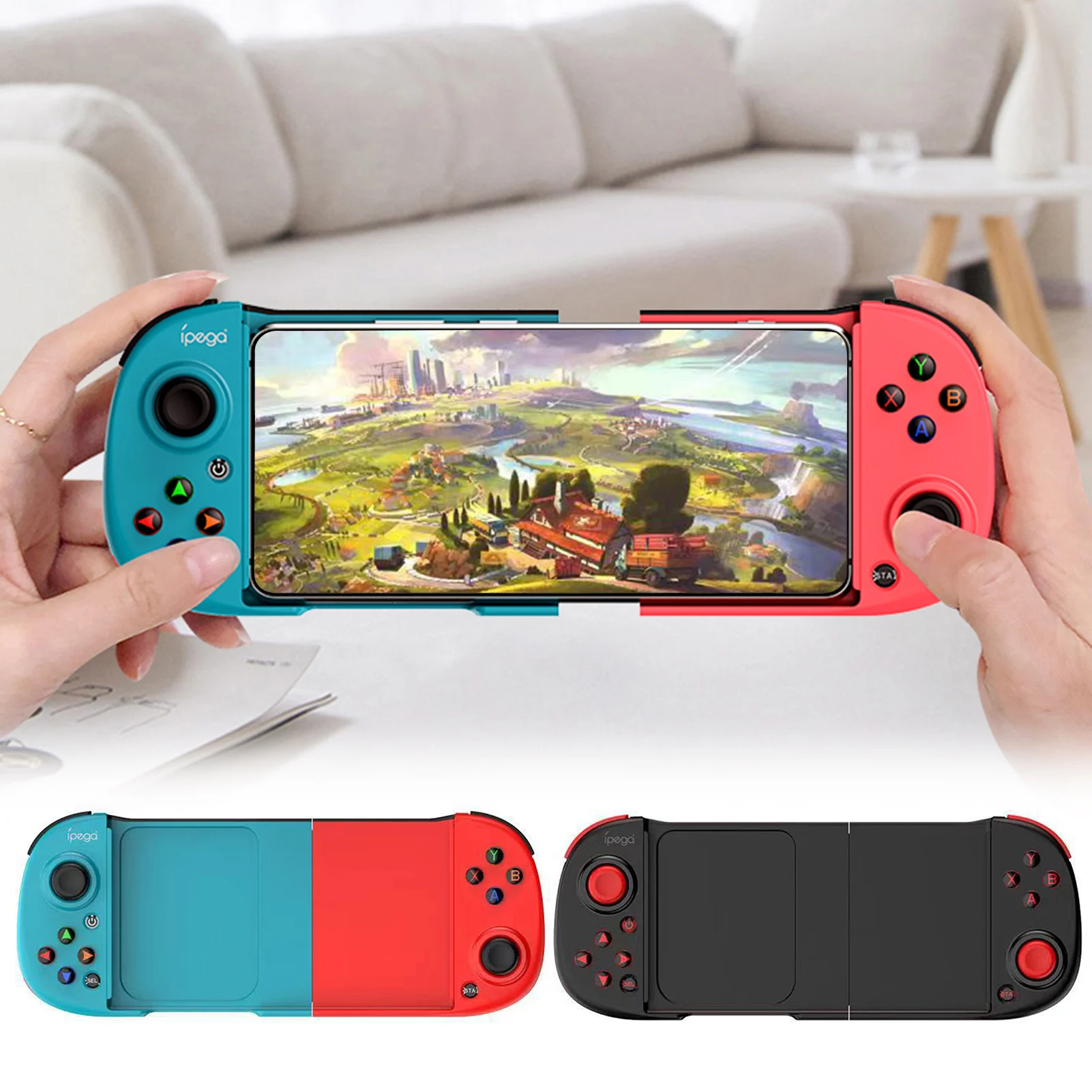 

2021 New Wireless Bluetooth Telescopic Game Controller Wireless Gamepad Joystick For Xiaomi Huawei Samsung Android IOS