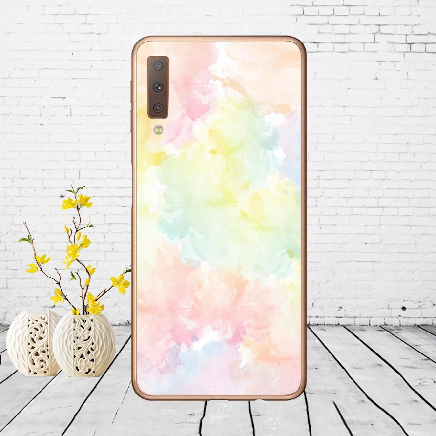 Чехол для samsung Galaxy A7 силиконовый чехол для телефона с принтом чехол-накладка на заднюю крышку для samsung A7 A750 A750F 6,0 дюймов - Цвет: K39