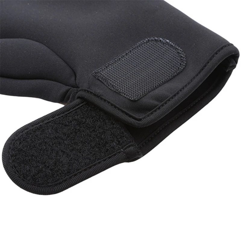 

Black Heat Resistant Three Fingers Glove Hair Straightener Curling Hairdressing 3 Finger Gloves Hair Styling Tools