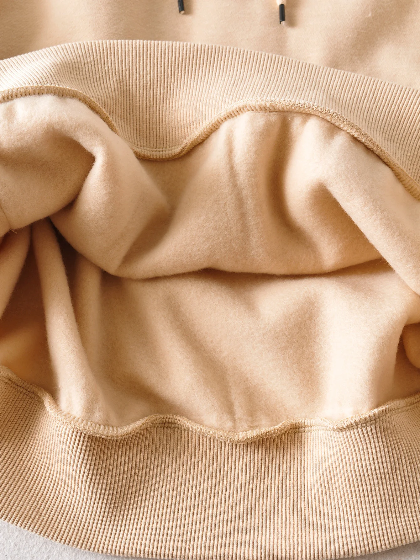 

High Quality Fashion Women Casual Hooded Top Long Sleeve Solid Color Long Sleeve Hoodie Purple/ Khaki S/ M / L