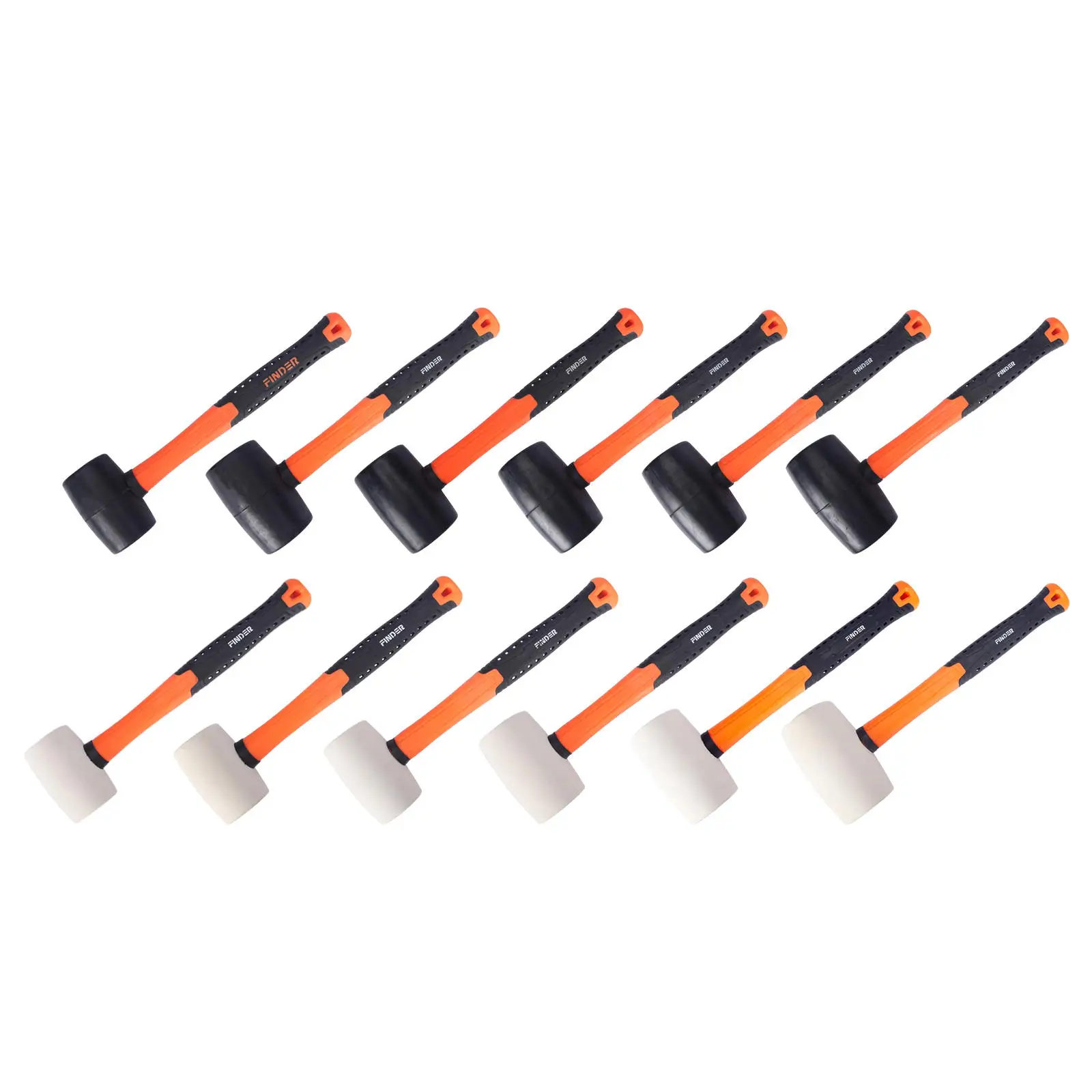 

Портативный резиновый молоток MPT PRO, сверхпрочный молоток из стекловолокна с мягкой поверхностью 450gm