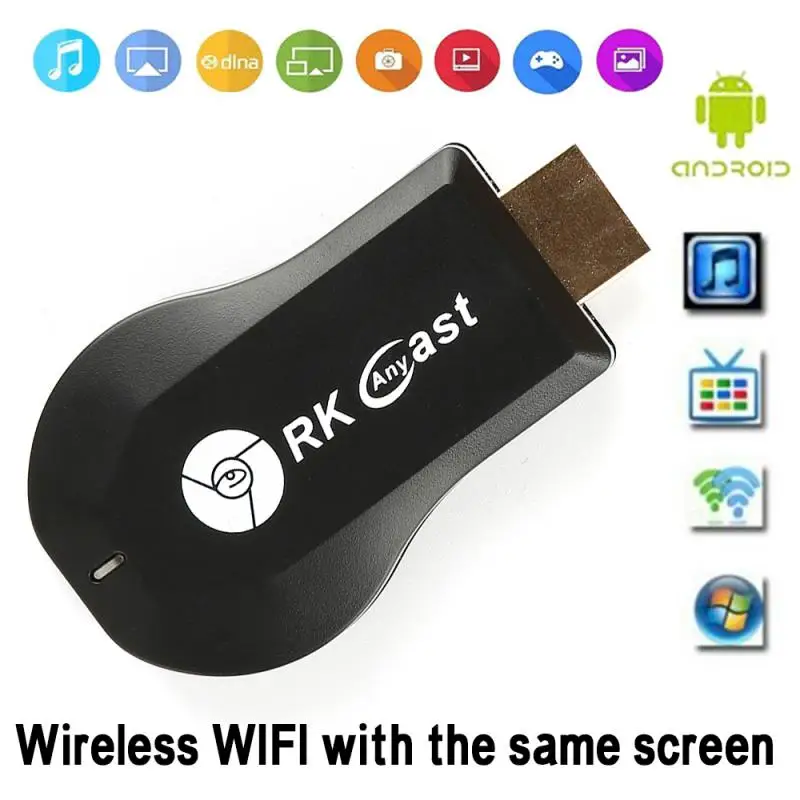 1080P Беспроводной WiFi TV ключ приемник для Anycast M4 плюс обмена потоковыми