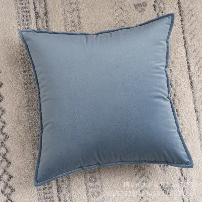 Роскошный синий серый Модный желтый розовый мягкий Бархатный Чехол на подушку