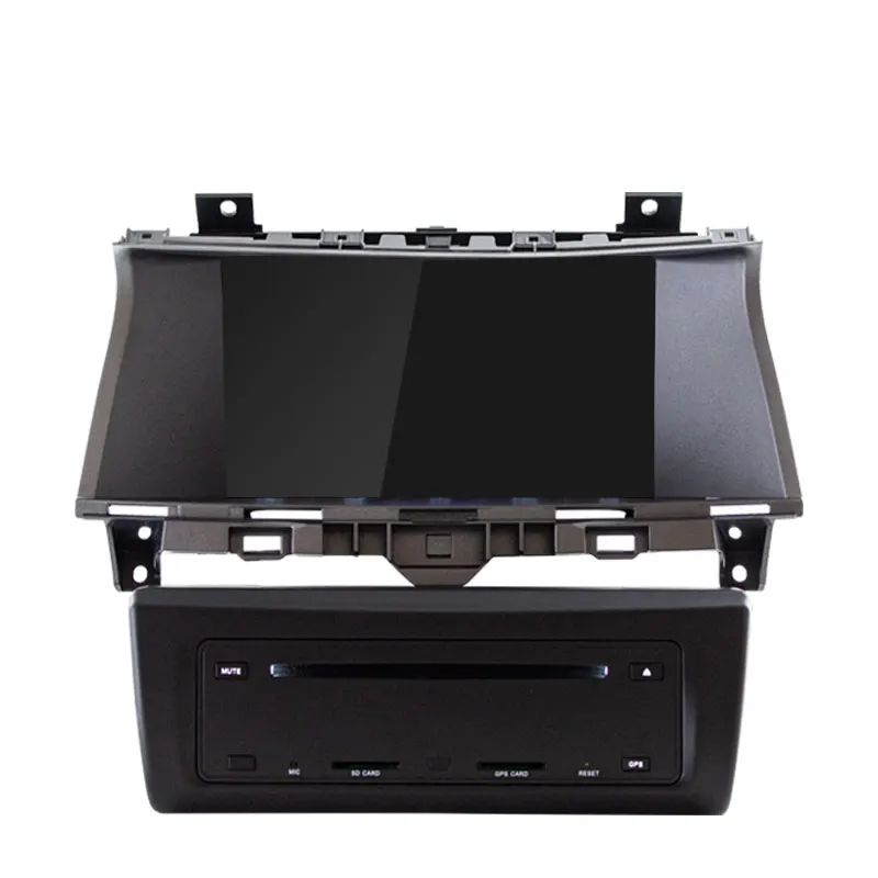 Black LJDA 2 DIN Android 10 автомобильный dvd-плеер для Honda Accord 2008-2013 Радио Аудио wifi Canbus gps навигация автомобильный мультимедиа - Цвет: Black