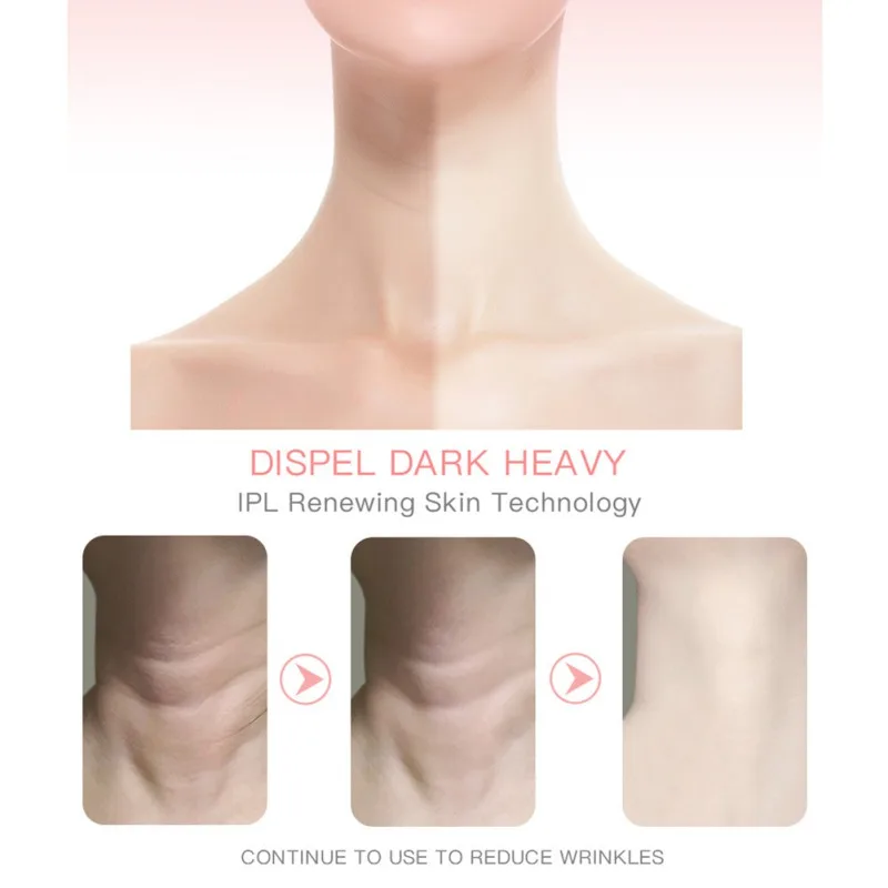 Ультразвуковой вибрационный инструмент для ухода за кожей шеи против морщин 500