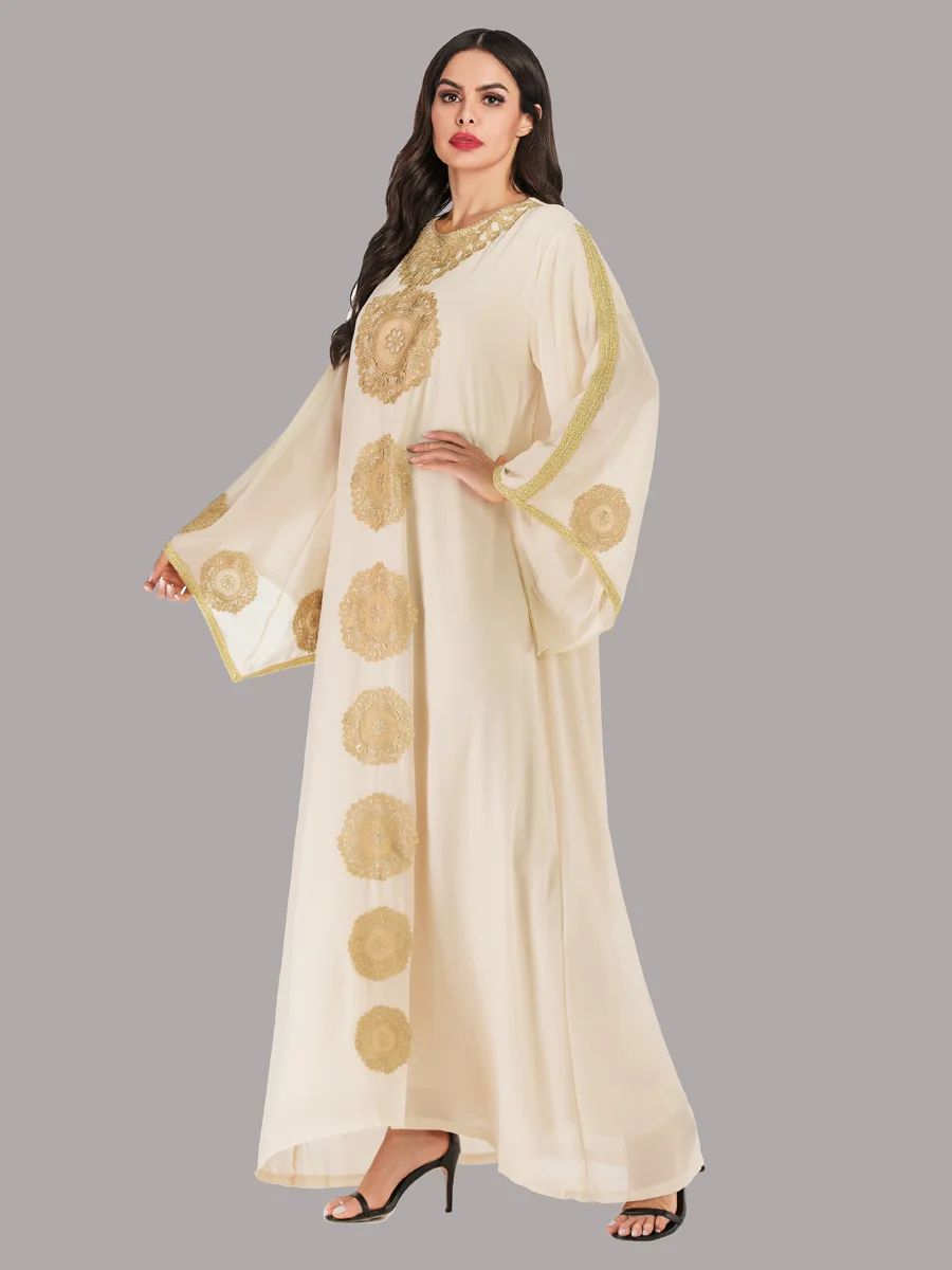 Abaya Dubai Muslim Hijab Dress Long Sleeve Kaftan Abayas For Women Caftan Turkey Islamic Clothing Oman Islam Turkish Robe | Тематическая
