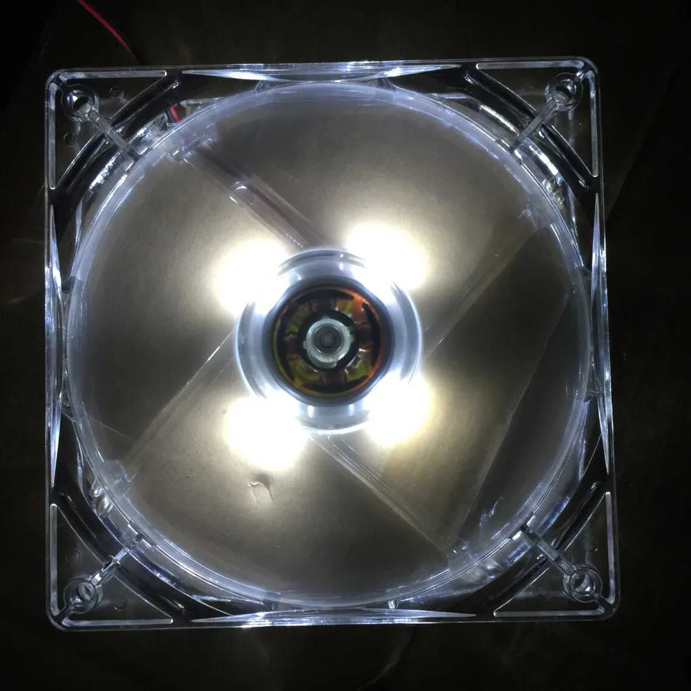 

Quiet 12cm/120mm/120x120x25mm 12V Computer/PC/CPU Silent Cooling Case Fan Beautiful Personalized DIY Computer Cool White 2021