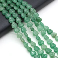 20pcs natural green aventurine stone beads for jewelry making women necklace bracelet earring accessories gift size 10x10x5mm